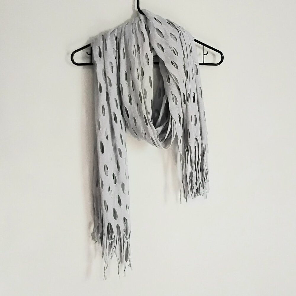 This 3/$25 Beautiful 72" Grey Light Scarf NWOT will Ship in Plastic Protection!!